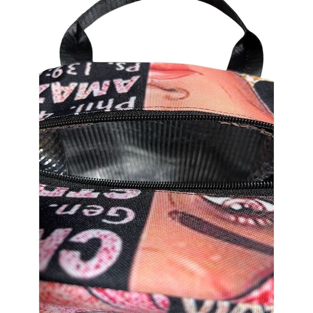 African Lady Insulated Lunch Bag Multicolor Empowering Theme - Picture 5 of 13
